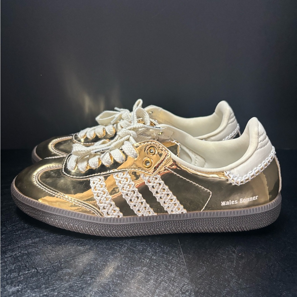 Adidas Wales Bonner Metallic Gold Samba
